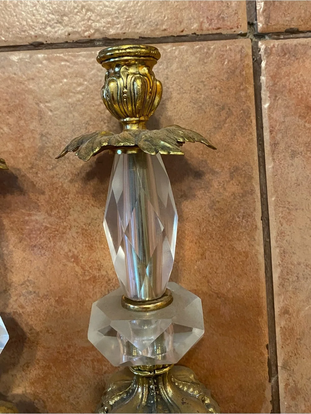 Vintage Hollywood Regency Mid Century Candlesticks